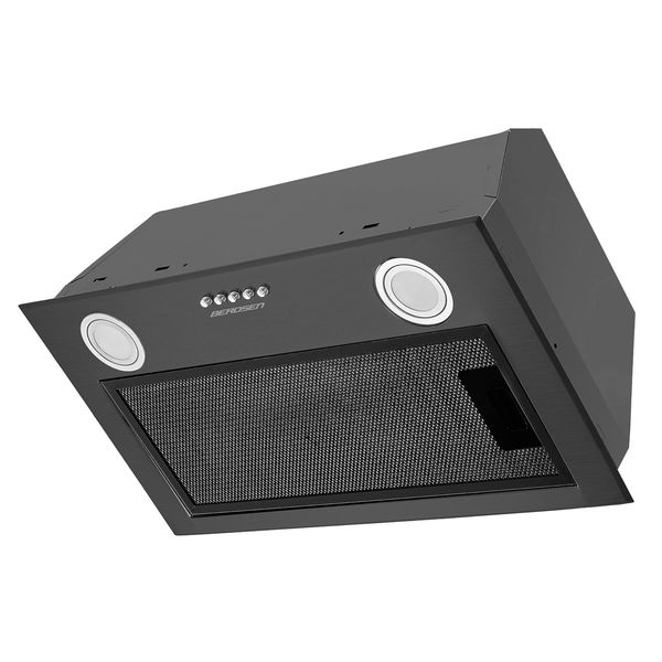 Okap kuchenny podszafkowy 52 cm czarny BE-50 zdjęcie 3