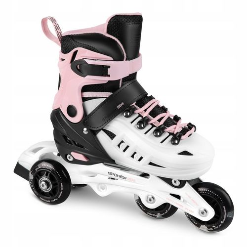 SPOKEY 4w1 Łyżworolki Rolki Łyżwy Hokejowe Regulowane Dziecięce Kółka LED na Arena.pl