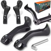 ROGI CHWYTY WSPORNIKI NA KIEROWNICĘ ROWEROWE ERGONOMICZNE FLUORESCENCYJNE