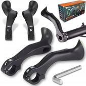 ROGI CHWYTY WSPORNIKI NA KIEROWNICĘ ROWEROWE ERGONOMICZNE FLUORESCENCYJNE