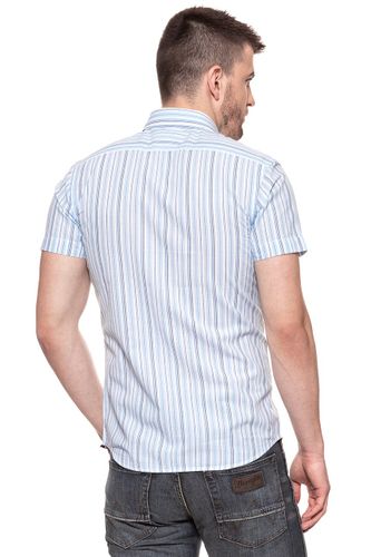 KOSZULA MĘSKA KRÓTKI RĘKAW WRANGLER SS 1PKT BUTTON-DOWN SAPPHIRE BLUE W5944NQBT S na Arena.pl