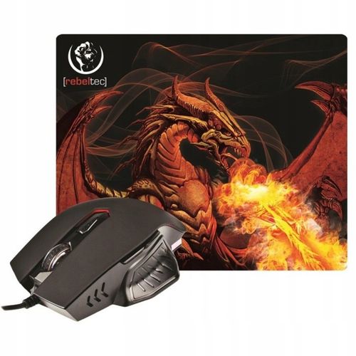 Rebeltec mysz+ podkładka RED DRAGON na Arena.pl