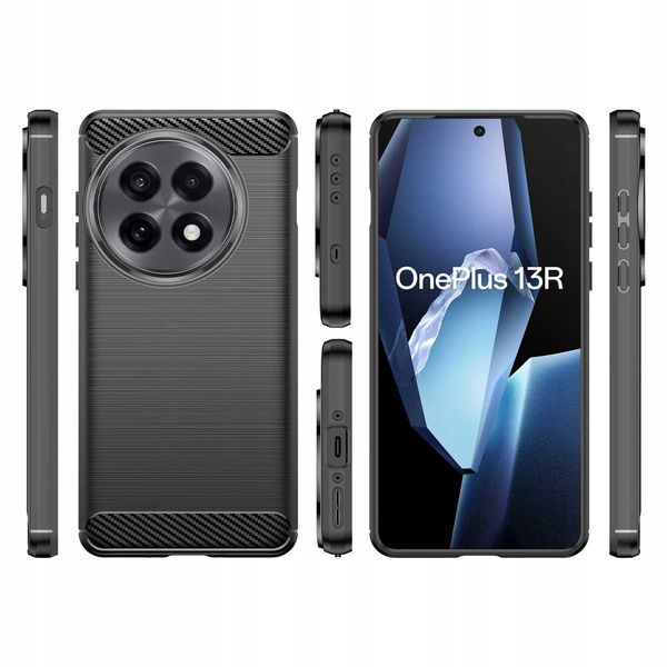 Spacecase Carbon Oneplus 13R Black zdjęcie 4