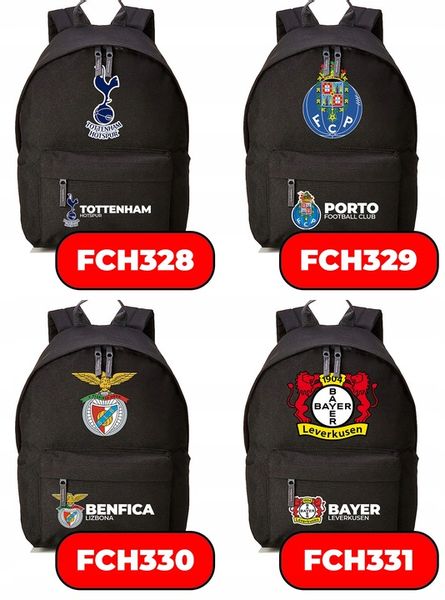 Plecak Szkolny Czarny FC BARCELONA Kluby Piłkarskie Piłkarze Sportowe Wzory zdjęcie 4