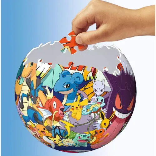 Puzzle 3D 72 Elementy. Kula Pokemon na Arena.pl