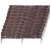 Palisada Ogrodowa 120x40cm Płotek Wiklinowy 10szt