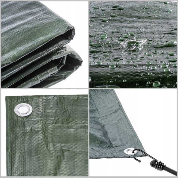 KADAX Plandeka wzmacniana GREEN 90g 4x6m PL904/6 K zdjęcie 8