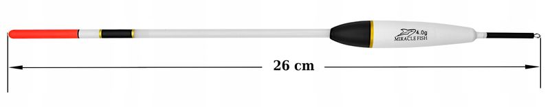 Spławik Przelotowy Miracle Fish 4g/ 26 cm zdjęcie 2