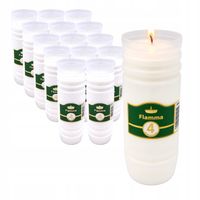 Wkłady 4 dniowe do Zniczy Parafinowe Flamma 96h 4 dni wypalają się do