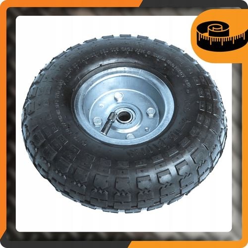 Koło do wózka taczek 4PR 4.10 3.50-4 260x80 łożysko fi 16mm pompowana na Arena.pl