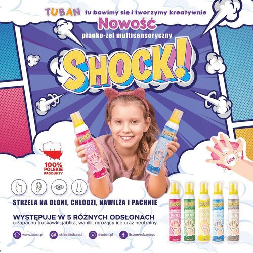 SHOCK! Multisensoryczny PIANKO-ŻEL – 200 ml Jabłko na Arena.pl