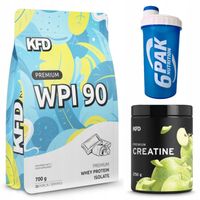 KFD ZESTAW ARMIA izolat WPI kreatyna mono 250 g i shaker 700 ml