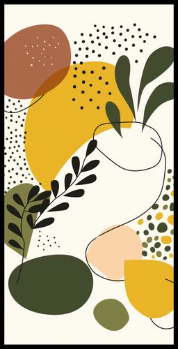 Plakat 50x100cm Botaniczne Impresje na Arena.pl