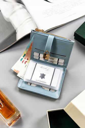 pojemny, rozbudowany portfel damski ze skóry ekologicznej - 4u cavaldi na Arena.pl