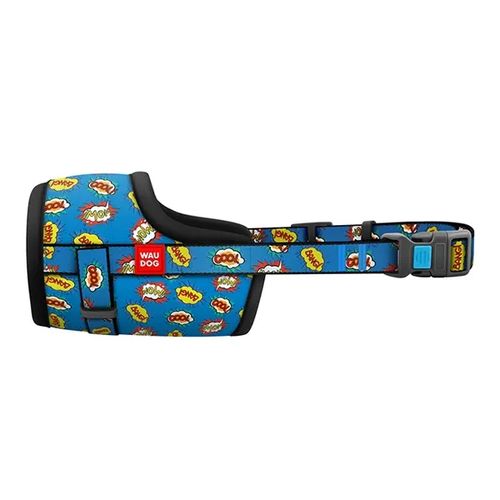 Kaganiec dla psa WAUDOG Nylon, wzór WOW, rozmiar M, 19-26 cm na Arena.pl