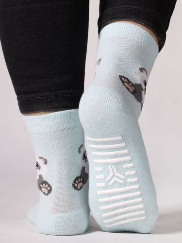 Skarpety bawełniane półfrotte dziewczęce z ABS kolorowe 6PAK 20-22 YOCLUB na Arena.pl