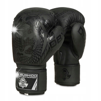 RĘKAWICE BOKSERSKIE SPARINGOWE CZARNE DO BOKSU BUSHIDO BLACK DRAGON 16 OZ