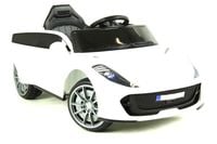 Emaga Auto na akumulator 2 silniki pilot muzyka CAR-S-7-BIALY