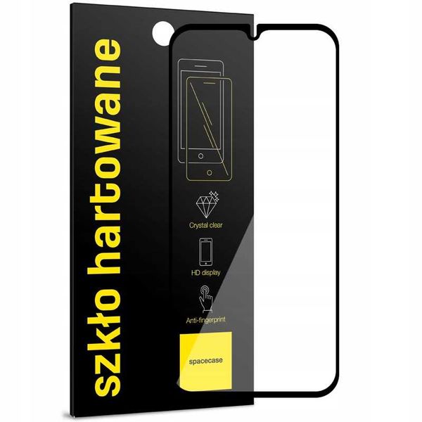 Spacecase Glass 5D Galaxy A24 4G Black zdjęcie 4