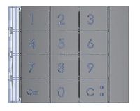 SFERA: Plakietka modułu klawiatury - Stalowoszara Legrand 353003