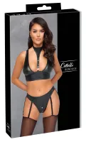 cottelli collection bondage matowy komplet 2-częściowy m czarny