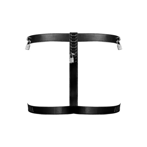 male power scorpio stringi z imitacji skory z regulacją i zamkiem na Arena.pl