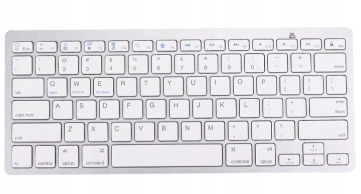 Bezprzewodowa bluetooth klawiatura do iPad MacBook zdjęcie 2
