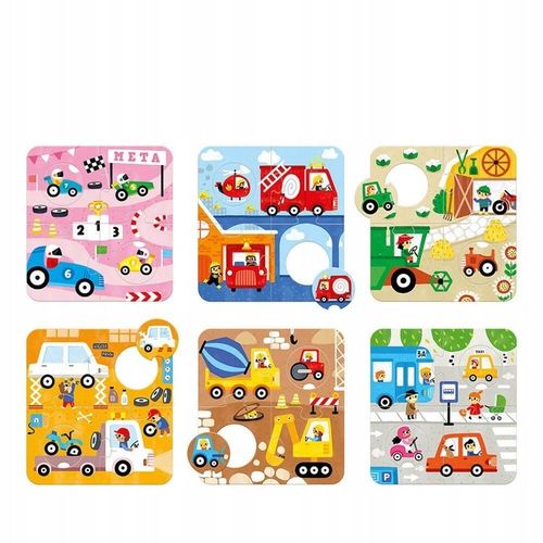 Czuczu Układanki z dziurką Pojazdy na Arena.pl