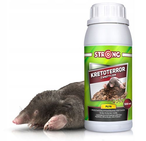ŚRODEK NA KRETY PREPARAT OPRYSK ODSTRASZACZ KRETOTERROR PŁYN STRONG na Arena.pl