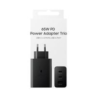 Ładowarka sieciowa SAMSUNG EP-T6530 (2x USB C, 1x A) 65W Czarny (bez kabla)