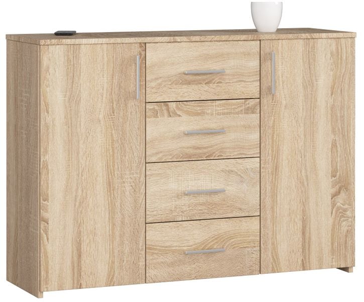 KOMODA K 45 110 cm DĄB SONOMA zdjęcie 1