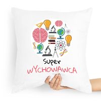 Poduszka Dla Nauczyciela My Teacher My Hero Z Nadrukiem Ze Zdjęciem