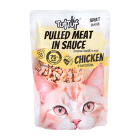 MOKRA KARMA DLA KOTA TUF TUF saszetka kawałki szarpane z kurczakiem 100g