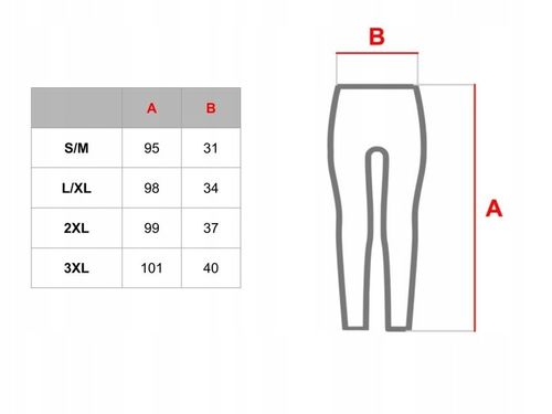 MORAJ Legginsy długie getry damskie kryjące WYSOKI STAN - czarne L/XL na Arena.pl