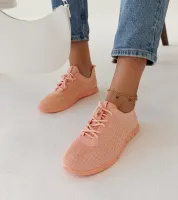 Różowe materiałowe sneakersy Mairago 39