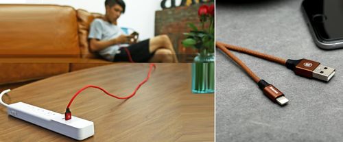 Kabel USB lightning Iphone Ipad Baseus Yiven 180cm brązowy na Arena.pl