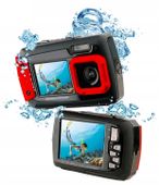 WODOODPORNY APARAT CYFROWY 14MPX 2x LCD + GRATIS