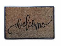 Wycieraczka pod drzwi kokosowa gumowa PAVO 40x60 wz04