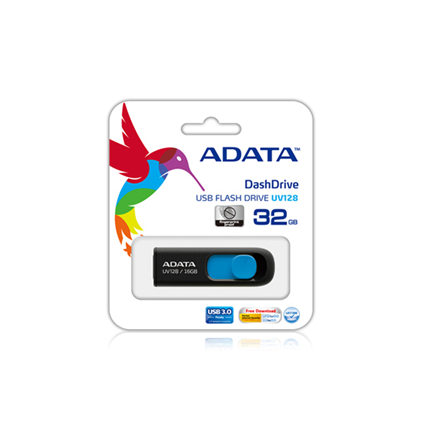 ADATA | UV128 | 128 GB | USB 3.0 | Czarny/Niebieski na Arena.pl