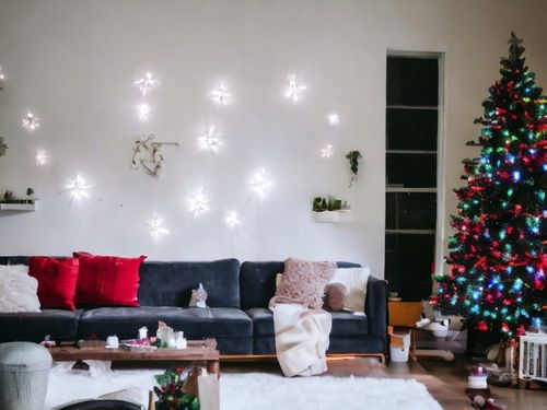 Lampki choinkowe LED 500 8 programów dodatkowe gniazdo multikolor na Arena.pl