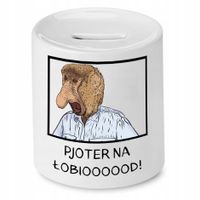 Skarbonka Nosacza Janusza Pjoter Na Łobioood! Z Nadrukiem Ze Zdjęciem