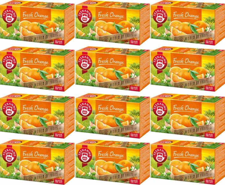 (x12) TEEKANNE 20tb Fresh Orange zdjęcie 1