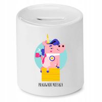 Dla Pracownika Skarbonka Pracownik Miesiąca Z Nadrukiem Ze Zdjęciem