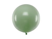 Balon pastelowy rozmarynowa zieleń, 60 cm