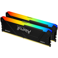 kingston 32gb 3200mt/s ddr4 cl16 (kit of 2) fury beast rgb