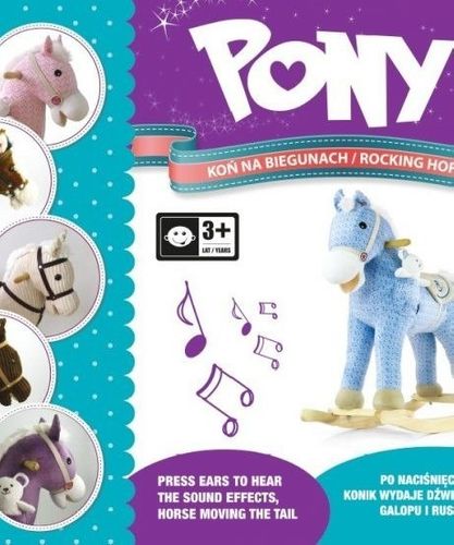 Konik na biegunach Pony Blue na Arena.pl