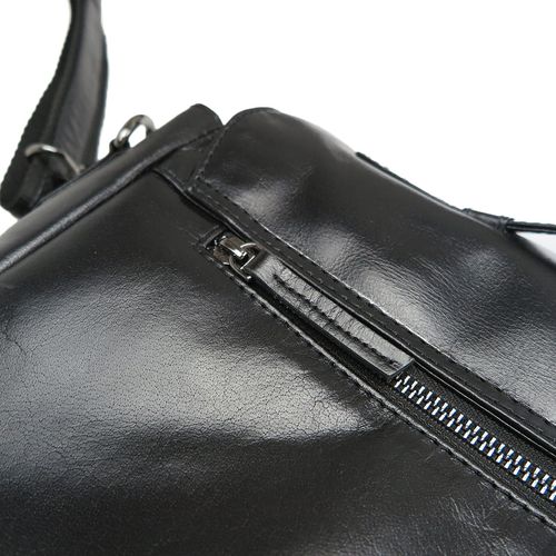 skórzana teczka męska bellugio - czarna na Arena.pl