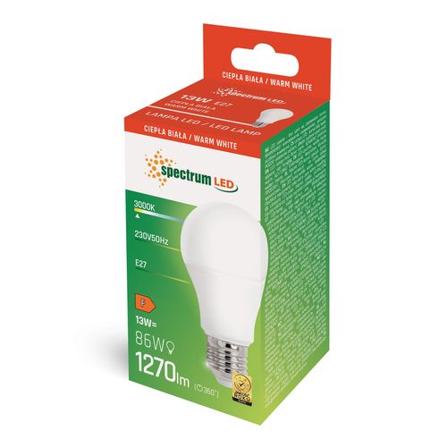 LED GLS E-27 230V 13W WW SPECTRUM na Arena.pl
