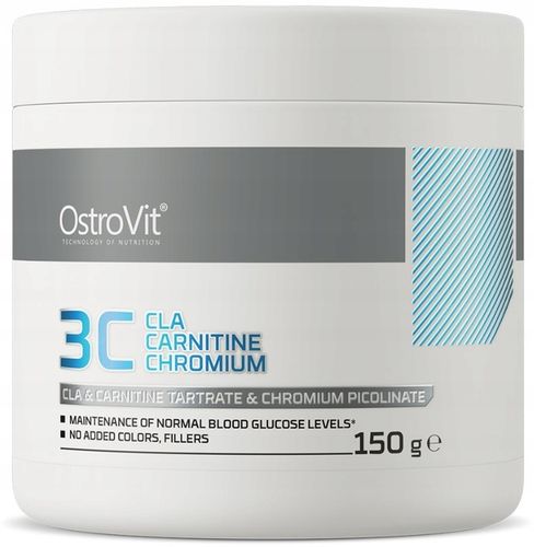 Ostrovit 3C CLA carnitine chromium malinowa z miętą odchudzanie 150 g na Arena.pl