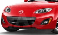 Mazda Miata -Chromowane Listwy Grill Chrom Atrapy Zderzaka Tuning